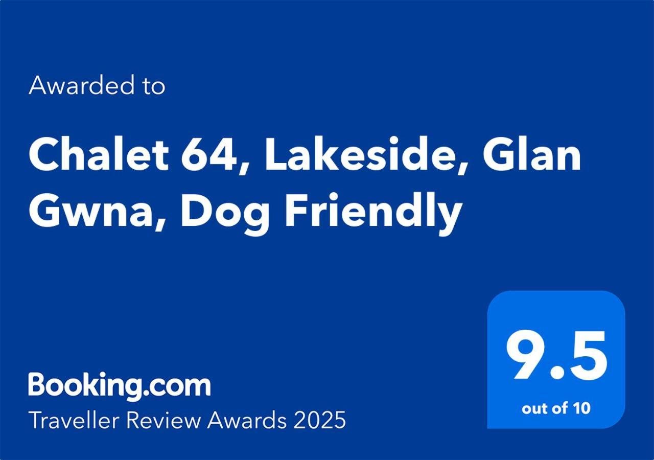 Chalet 64, Lakeside, Glan Gwna Holiday Park 卡纳芬 外观 照片